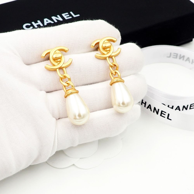 Ch*el earrings